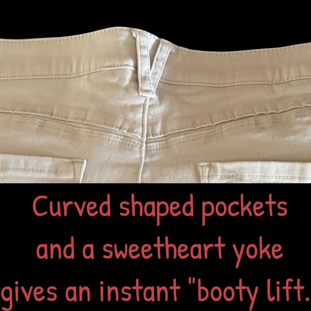 Democracy Ab-solution High Rise Boot Cut Tummy Control Jeans “Stone” - Size 14 - Picture 3 of 8